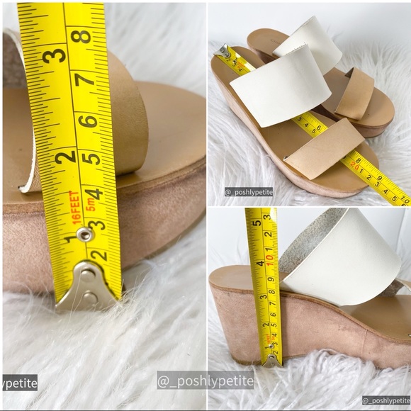 COPY - Chinese laundry nude contrast color platform double strap slide open toe… - Picture 4 of 16
